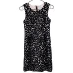 Milly  Black Lace Overlay Sleeveless Dress Size‎ 2 Photo 1