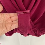 Free People Turnt Sheen Bodysuit in Very Berry Size S Slinky Party Feminine Photo 5