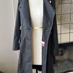 Vintage MissDannimac Black Polka Dot coat with belt size 12 Photo 6