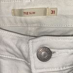 Levi's Levi’s 712 Slim Western White Denim Women’s Jeans size 31 Photo 7