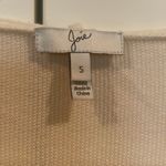 Joie  Cream Scoop Neck Long Sleeve Side Slit Tunic Lightweight Sweater Size Small Photo 2