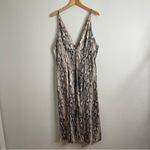 Jennifer Lopez  Midi Dress Faux Snakeskin Size XXL Photo 1