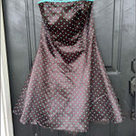 Jessica McClintock VTG  for Gunne Sax Chocolate and Aqua Dress Photo 0