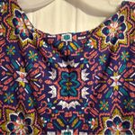 Lands' End Faux Wrap Dress Size Small Blue Soft Knit Sleeveless Stretch V-Neck Photo 7