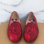 Valentino women’s L'amour brocade red heart smoking slipper flats IT US 6.5 Photo 2