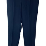 Armani Collezioni Woman's Sz 8 Black High Waisted Straight Leg Career Pants Photo 0