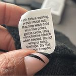 SO  | Black Argyle Turtleneck Knit Sweater Sz L Photo 5