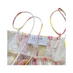 La Ligne Luca Printed Silk Midi Dress Size: S White Photo 3