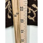 Talbots Vintage Cardigan Women's S Brown Tan Filigree Silk Cashmere Knit Blend Photo 8