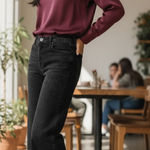 Kut From The Kloth NWT  X Nordstrom Meg Raw High Rise Fab Ab Hem w Bling  Jeans Photo 1