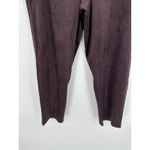 J.Jill  Wearever Faux Suede Pants Women XLP NWT Rum Raisin Country Western Photo 3