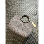 New Mar y sol Serena tote‎ dove gray raffia womens bag Photo 3