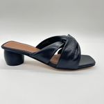 Journee Signature Sandals Womens 8.5 Black Leather Charlize Dress‎ MSRP $149 NEW Photo 1