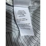 J.Crew Reimagined Striped Button Up Shirt Women's XS Band Collar Long Sleeve Photo 7