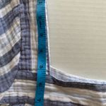 Beach Lunch Lounge Top Striped Blue White Small Cotton Photo 4