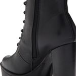 Top Moda Lace up Black Boots Photo 1