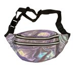 NWOT Set of Two Metallic Fanny Packs Belt Bags Purple Photo 1