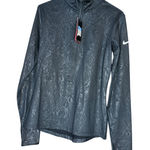 Nike pro snake skin quarter zip jacket nwt Black Size M Photo 0