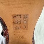 Madewell  The Rosie Snake Embossed Leather Ankle Boot Size 8.5 Photo 5