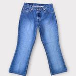 Jordache Vintage Jeans Women’s Size 28 Flare Leg Cropped Denim Classic Dungarees Photo 0