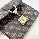 Dooney & Bourke  1975 Classic Vintage Black and Gold Monogram‎ Wallet Photo 6
