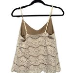 Love, Fire Love Fire Lace Lined Tank Dressy Casual Layering White Tan Y2K Size small Photo 1