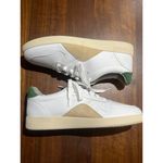 Everlane  The ReLeather Court Sneaker in Green & Canvas 10 New Womens Casual Shoe Photo 5