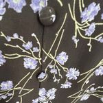 143 Story By Line Up Sz M Floral Maxi Brown Lavendor Front Slit Dress Photo 9