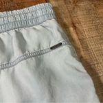 prAna  100% Tencel Chambray Button-Front Skirt Light Blue Women’s Large Photo 6