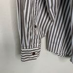 Ruff Hewn  Brown Vertical Striped Button Up Shirt Sz Large Photo 7