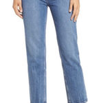 Paige Noella Straight Asymmetrical Covered Button Fly Graceland Jeans Women’s 28 Photo 0