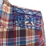CHAPS Chap’s button down flannel embroidered flannel Photo 2