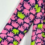 Lilly Pulitzer Elsa 100% Silk Tusk In Sun Pink Elephant Button Front Blouse XXS Photo 1