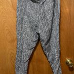 DKNY Black & White Printed Pants Photo 1