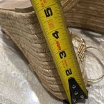 ZARA Platform Gold Sandals Size 9 Photo 4