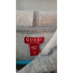 Guess  Spellout Cropped Gray Hoodie S Casual Comfy Skater Bikercore Streetwear Photo 6