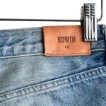 Edwin Denim Cai classic Straight High‎ Waist Non stretch Ripped Jeans size 26 Blue Photo 11