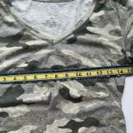 a glow a:glow v-neck camouflage maternity pregnancy short sleeve shirt green small Photo 4