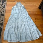 ZARA Chambray MIDI Dress Size Medium Photo 4