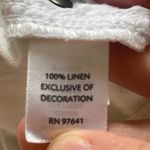 J. Jill Women's White Linen Shorts Cuffed Relaxed Beach Summer Coastal 8 Photo 7