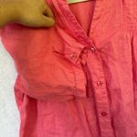 Lucy & Laurel Plus size  Coral Blouse with Paisley Detail Photo 5