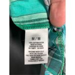 Aeropostale 5----  Cotton Green Plaid Button Up Long Sleeve Top Size Medium NWT Photo 5