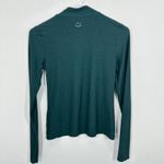 Beyond Yoga Mock Neck Long Sleeve Top Deep Teal Green Athletic Fit Lightweight Photo 4