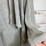 rxb Gray Open Front Cardigan Draped Lace Detail Lightweight Size L Size L Photo 4