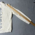 Alfred Dunner  Sweater Womens S Cream Floral Embellishment Pullover Sweater‎ Photo 5