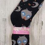 NWT Mari Clare Sherpa Lined Knit Winter Owl Moon Star No Photo 0