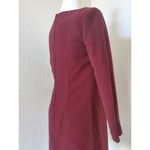 Banana Republic  Burgundy Dress Long Sleeve Work Wear Professional Warm S… Photo 7