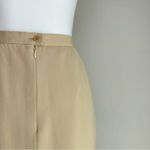Vintage Escada Margaretha Ley Wool Pencil Skirt High Waist Cream Designer Small Photo 9