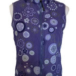 Patagonia  reversible puffer vest size XS women's blue and lavender Photo 0