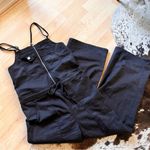 Hudson Jeans Leverage Jumpsuit in Black Cropped Wide Leg Size Medium Photo 5